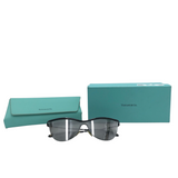 TIFFANY & CO TF3058 BUTTERFLY w/ CASE & BOX LUXE SUNGLASSES BLACK