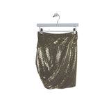 ASTR SEQUIN MINI SKIRT GOLD SMALL