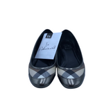 BURBERRY NOVA/CANVAS FLATS DESIGNER SHOES TAUPE 38