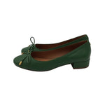 TORY BURCH PUMP DESIGNER SHOES GREEN 5.5