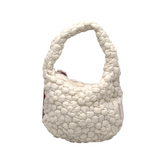 WILDFOX QUILTED SHOULDER HANDBAG WHITE