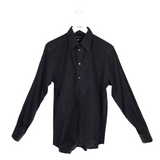 DOLCE & GABBANA STITCH STRIPE BUTTON UP SHIRT MEN SHIRT BLACK WHITE 17