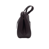 WANDLER CALF LEATHER SHOULDER HANDBAG DRK PURPLE