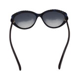 ALEXANDER McQUEEN CATEYE BUTTERFLY LUXE SUNGLASSES BLACK