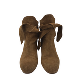 RACHEL ZOE SUEDE BOOTIE BOOTS TAN 6