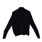 EMERSON FRY NWT$278 KNIT COWL NECK DESIGNER SWEATER BLACK SMALL