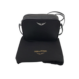 ZADIG & VOLTAIRE RET$348 W/DUSTBAG CROSSBODY HANDBAG BLACK
