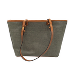 DOONEY & BOURKE TOTE HANDBAG GREY TAN