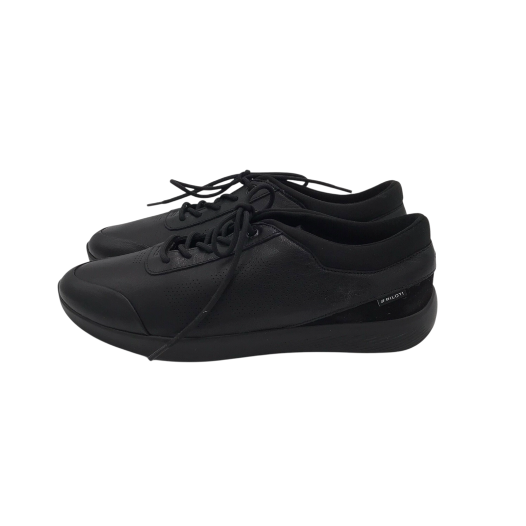 PILOTI LACE UP SNEAKERS SHOES BLACK 7.5