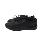 PILOTI LACE UP SNEAKERS SHOES BLACK 7.5