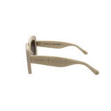 KATE SPADE RET$165 EMBOSSED SQUARE SUNGLASSES/READERS WHITE