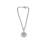 JOHNNY WAS RET$168 SUNSHINE PENDANT NECKLACE SILVER