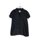 MOSCHINO PUFF SLEEVES DESIGNER DRESS BLACK SMALL