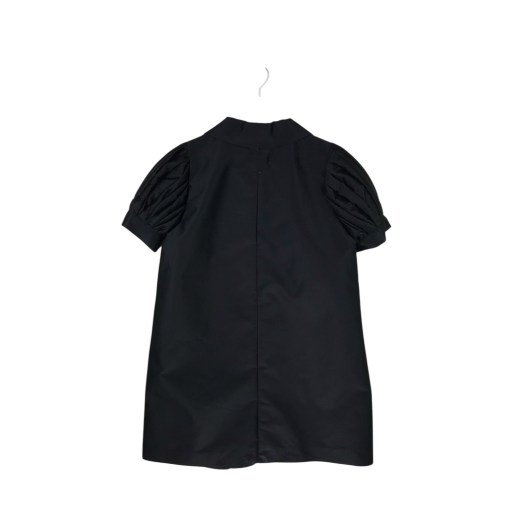 MOSCHINO PUFF SLEEVES DESIGNER DRESS BLACK SMALL
