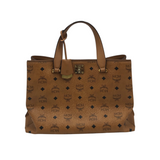 MCM VISETOS TOTE LUXE HANDBAG ORANGE