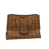 MCM VISETOS TOTE LUXE HANDBAG ORANGE