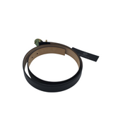 VERSACE MEDUSE BUCKLE LEATHER BELT MEN ACCESSORIES BLACK 100/40