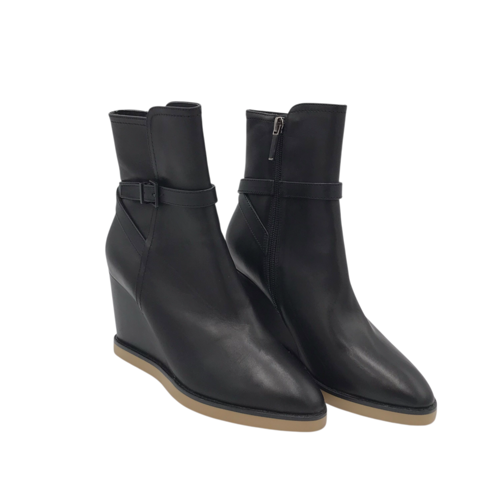 ANKLE WEDGE BOOTS BLACK 37