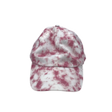 APANA TIE-DYE HAT HAT PINK WHITE OS