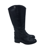 FRYE RET$298 LEATHER KNEE BOOTS BLACK 6B