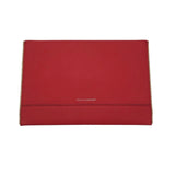 REBECCA MINKOFF LEATHER ENVELOPE CLUTCH HANDBAG RED