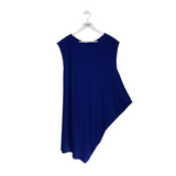 ISSEY MIYAKE NWT$545 SLEEVELESS MIDI DESIGNER DRESS BLUE 2