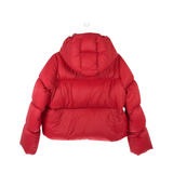 BANANA REPUBLIC DOWN PUFFER HOOD DESIGNER JACKET RED XXS
