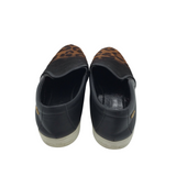 SALVATORE FERRAGAMO PONYHAIR SNEAKER SHOES BROWN BLACK 9.5