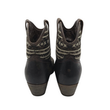 ARIAT ANKLE WESTERN BOOTS BROWN CREME 10