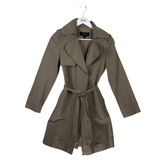 ANN TAYLOR TRENCH STYLE JACKET BEIGE XSMALL