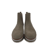 ANTONIO MELANI WEDGE SUEDE BOOTIE BOOTS BROWN 7M