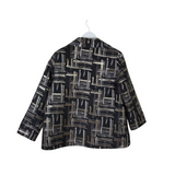 CAROLINE ROSE BROCADE DESIGNER BLAZER BLACK GOLD SMALL