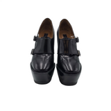 BURBERRY PRORSUM PLATFORM LUXE SHOES BLACK 38