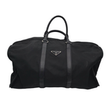 PRADA CLOTH TRAVEL WEEKENDER LUGGAGE BLACK
