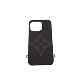 LOUIS VUITTON 13 PRO PHONE CASE LUXE ACCESSORIES BROWN