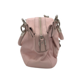 COACH LEATHER SHOULDER HANDBAG PINK
