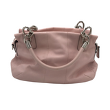 COACH LEATHER SHOULDER HANDBAG PINK