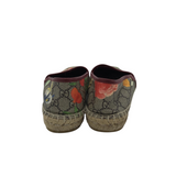 GUCCI GUCCISSIMA ESPADRILLES LUXE SHOES RED/BROWN 40