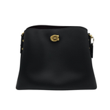 COACH RET$330 SHOULDER HANDBAG BLACK