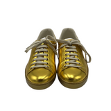 "ACE" METALLIC SNEAKERS MEN SHOE GOLD 7.5