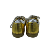 "ACE" METALLIC SNEAKERS MEN SHOE GOLD 7.5