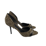 GUCCI HORSEBIT PUMPS LUXE SHOES BEIGE/TAUPE 37.5