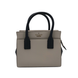 KATE SPADE SMALL SATCHEL HANDBAG CREAM BLACK
