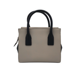 KATE SPADE SMALL SATCHEL HANDBAG CREAM BLACK