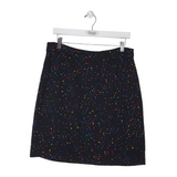 KATE SPADE TWEED PENCIL DESIGNER SKIRT BLACK MULTI 8