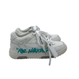 OFF-WHITE OUT OF THE OFFICE "FOR WALKING" SNEAKERS LUXE SHOES WHITE 39