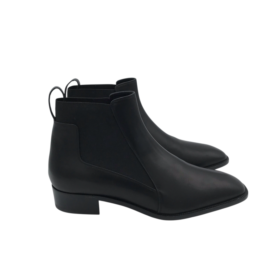 CHRISTIAN LOUBOUTIN "MARMADA" FLAT CALF INGRASSATO LUXE SHOES BLACK 41
