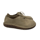 BIRKENSTOCK RET$165 SUEDE LACE UP MEN SHOE BEIGE 9