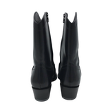 DSQUARED2 LEATHER COWBOY MEN BOOTS BLACK 41