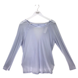 LULULEMON LONG SLEEVE TOP ACTIVEWEAR LILAC MEDIUM
